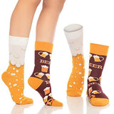 Castlebeard Fun Crew Socks 6-Pack, Cheese & Comics Mix, view 6