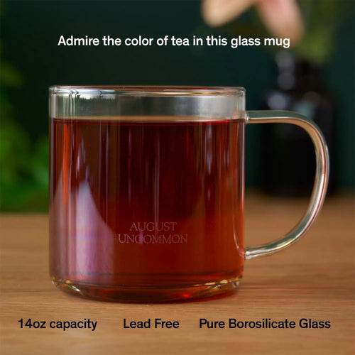 Castlebeard Glass Mug - Clear Elegance
