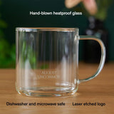 Castlebeard Glass Mug - Clear Elegance, view 2