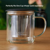Castlebeard Glass Mug - Clear Elegance, view 3