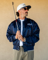 Castlebeard God Bless America Bomber Jacket - Navy, view 6
