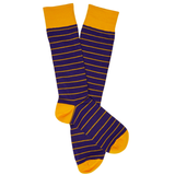 Castlebeard Gold / Purple Mixed Socks 8 Pack, view 6