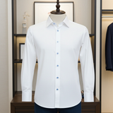 Castlebeard Gordon Button-Up Shirt With Contrast Details // White // Contemporary Fit (Regular), view 5