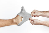 Castlebeard Grey  No Show Socks - 3 Pack, view 2