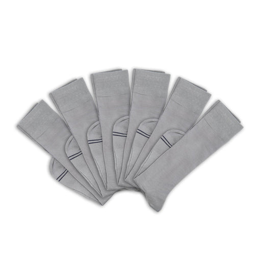Castlebeard Greyson 6-Pack - Grey Dress Socks