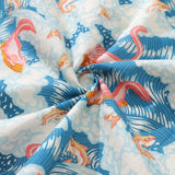 Castlebeard Hawaiian Shirt For Axolotl Fun Surfing By Jillian Anderson Shirt Camp Collar 100% Cotton, view 6