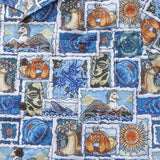 Castlebeard Hawaiian Shirt For Men 1940s Vintage Shirt Camp Collar 100% Cotton By Sun, view 3