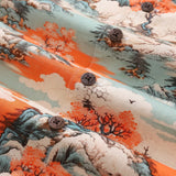 Castlebeard Hawaiian Shirt For Men 1950s Vintage Nature's Majesty Shirt Camp Collar 100% Cotton By Amy, view 5