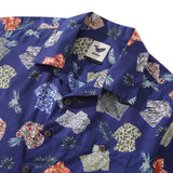 Castlebeard Hawaiian Shirt For Men Aloha Fusion Shirt Camp Collar 100% Cotton By Sun, view 2