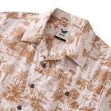 Castlebeard Hawaiian Shirt For Men California Dreams 1920s Vintage Shirt By Sherry, view 2