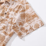 Castlebeard Hawaiian Shirt For Men California Dreams 1920s Vintage Shirt By Sherry, view 4