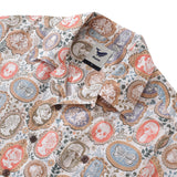 Castlebeard Hawaiian Shirt For Men Cameo Collection By Rebecca Elfast Shirt Camp Collar 100% Cotton, view 2