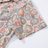 Castlebeard Hawaiian Shirt For Men Cameo Collection By Rebecca Elfast Shirt Camp Collar 100% Cotton, view 4