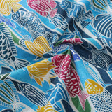 Castlebeard Hawaiian Shirt For Men Colored Fish Shirt Camp Collar 100% Cotton By Amy, view 6