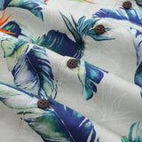 Castlebeard Hawaiian Shirt For Men Fantasy of the Paradise Bird Print 1930s Vintage Shirt By Amy, view 5