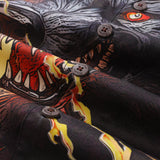 Castlebeard Hawaiian Shirt For Men Fenrir Print Shirt Camp Collar 100% Cotton By Cigar, view 6