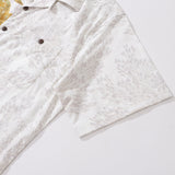 Castlebeard Hawaiian Shirt For Men Gorgeous Pattern Shirt Camp Collar 100% Cotton By Sun, view 5
