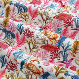 Castlebeard Hawaiian Shirt For Men Marine Life Print Short Sleeve Cotton Button Down - Rose Pink By Amy, view 5