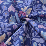 Castlebeard Hawaiian Shirt For Men Midnight Garden By Jill Labieniec Print Shirt Camp Collar 100% Cotton, view 6
