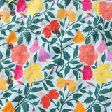 Castlebeard Hawaiian Shirt For Men Rainbow Petals 1940s Vintahe Shirt Camp Collar By Girija Kulkarni, view 3