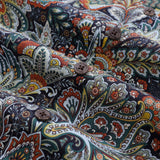 Castlebeard Hawaiian Shirt For Men Scrollwork Shirt Camp Collar 100% Cotton By Sylvia, view 5