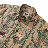Castlebeard Hawaiian Shirt For Men Sleuth Hound Button-down Shirt Short Sleeve 100% Cotton Shirt By Yakima, view 2