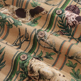 Castlebeard Hawaiian Shirt For Men Sleuth Hound Button-down Shirt Short Sleeve 100% Cotton Shirt By Yakima, view 5