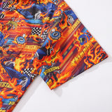 Castlebeard Hawaiian Shirt For Men Speed Button-down Short Sleeve 100% Cotton Shirt By Yakima, view 4
