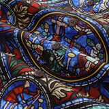 Castlebeard Hawaiian Shirt For Men Stained Glass Window Print Shirt Camp Collar 100% Cotton Shirt By Sherry, view 5