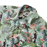 Castlebeard Hawaiian Shirt For Men Studio 1930s Vintage Shirt Camp Collar 100% Cotton By Brooklyn Bees Design Studio, view 2