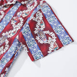 Castlebeard Hawaiian Shirt For Men Surfboard and Lei Shirt Camp Collar 100% Cotton By Amy, view 4