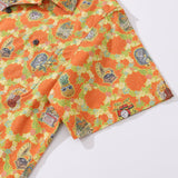 Castlebeard Hawaiian Shirt For Men The Season of Music Shirt Camp Collar 100% Cotton By Sherry, view 4