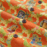 Castlebeard Hawaiian Shirt For Men The Season of Music Shirt Camp Collar 100% Cotton By Sherry, view 5