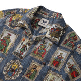 Castlebeard Hawaiian Shirt For Men The Twelve Main Gods Print Shirt Camp Collar 100% Cotton By Sun, view 2