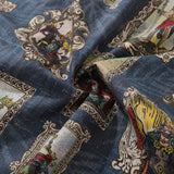 Castlebeard Hawaiian Shirt For Men The Twelve Main Gods Print Shirt Camp Collar 100% Cotton By Sun, view 6