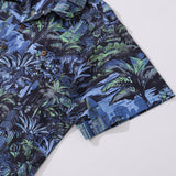 Castlebeard Hawaiian Shirt For Men Tropical Mirage Print Shirt Camp Collar 100% Cotton By Cigar, view 4