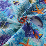 Castlebeard Hawaiian Shirt For Men Underwater Wonderland Button-down Shirt Short Sleeve 100% Cotton Shirt By Cigar, view 6