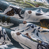 Castlebeard Hawaiian Shirt For Powder Rush Shirt Camp Collar 100% Cotton By Sun, view 5