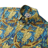 Castlebeard Hawaiian Shirts For Men Maurice Pillard Verneuil Birds and Wisteria Designer Shirt Short Sleeve By Amy, view 2