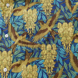 Castlebeard Hawaiian Shirts For Men Maurice Pillard Verneuil Birds and Wisteria Designer Shirt Short Sleeve By Amy, view 3