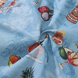 Castlebeard Hawaiian Shirts For Men Tiki Art Cocktail Party Tropical-Themed Print Shirt By Amy, view 6