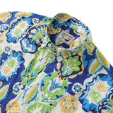 Castlebeard Hawaiian Shirts For Men Vintage Cotton Button Down Totem and Jewelry Short Sleeve Aloha Shirt By Evan, view 2