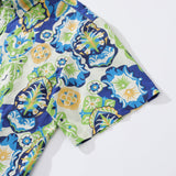 Castlebeard Hawaiian Shirts For Men Vintage Cotton Button Down Totem and Jewelry Short Sleeve Aloha Shirt By Evan, view 4