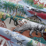 Castlebeard Hawaiian Shirts For Men Vintage Cretaceous Dinosaur Print Shirt By Amy, view 5