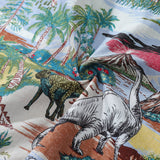 Castlebeard Hawaiian Shirts For Men Vintage Cretaceous Dinosaur Print Shirt By Amy, view 6