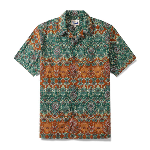 Castlebeard Hawaiian Shirts For Men Vintage Paisley Printed Shirt By Amy
