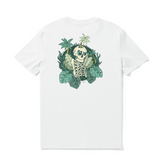 Castlebeard Hawaiian Tee For Men Mind Surfing By Loindaflow Tee Crew Neck 100% Cotton - WHITE By Laihha Organna, view 2