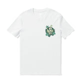 Castlebeard Hawaiian Tee For Men Mind Surfing By Loindaflow Tee Crew Neck 100% Cotton - WHITE By Laihha Organna, view 3