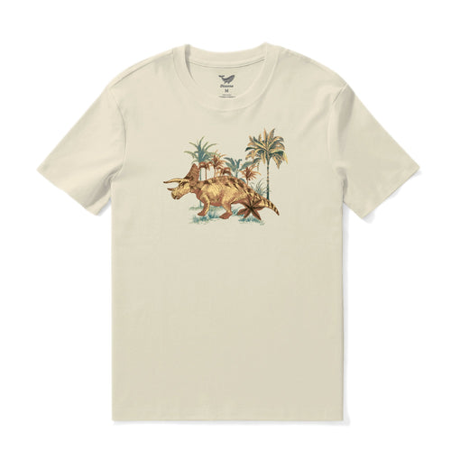 Castlebeard Hawaiian Tee For Men Prehistoric Relic Tee Crew Neck 100% Cotton By Cigar