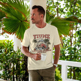 Castlebeard Hawaiian Tee For Men Sail the Ocean Tee Crew Neck 100% Cotton By Yakima, view 2